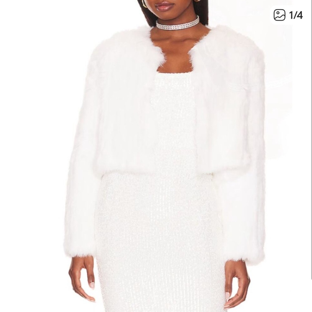 Banish Lola Crop Jacket - White